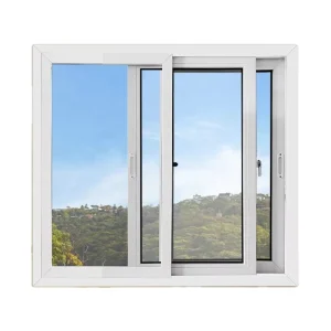 Twin-Sash PVC Sliding Window with Weather-Resistant Seal