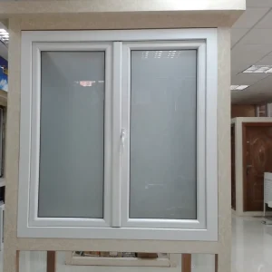 UPVC Frame Swing Window Double-Glazed PVC Casement Window