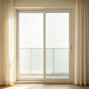 UPVC Sliding Door Double-Glazed Tempered Glass Soundproof Waterproof Custom Size for Villa or Apartment