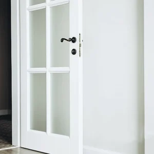 UPVC Swing Door Sound Insulation Waterproof Anti Rust for Interior Exterior House Renovation Works