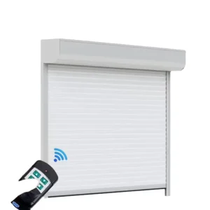 Universal Electric Retractable Aluminum Alloy Rolling Shutter Door with Remote Control for Garage, Farmhouse, and Park Use