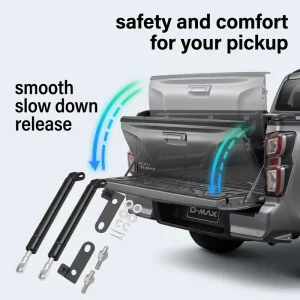 Universal Hydraulic Tailgate Assist Soft-Close Damper Strut for Isuzu D-Max Pickup Truck