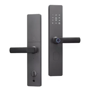 Universal Wood Steel Door Smart Lock Auto Sensor WiFi Remote Control Drill-Free Installation for Shops Offices Home Balcony