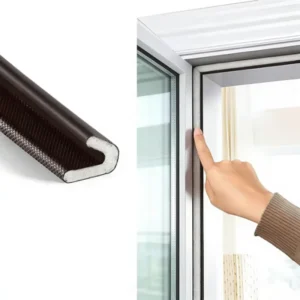 V-Shape Foam Self-Adhesive Door Seal Strip for Gates, Front Doors, and Windows
