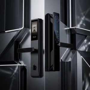 V70 Palm Vein Recognition Smart Door Lock 3D Face ID WiFi App Remote Unlock Biometric Fingerprint Aluminum Alloy