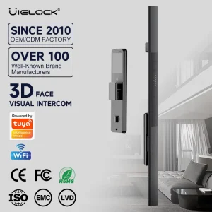 VXF-9 Keyless Entry Smart Lock 3D Face Palm Vein Fingerprint Password Digital Code Card Key App WiFi Door Lock