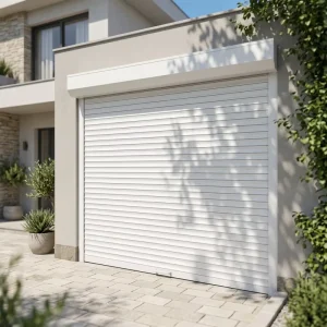 Vertical Lift Aluminum Roller Shutter Door with Thermal Insulation for Small Residential Garages