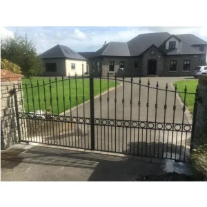 Villa Courtyard Garden Fencing Main Gates Iron Gate Design