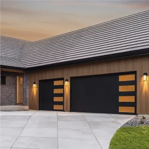 Villa Exterior Rolling Sectional Electric Aluminum Garage Door