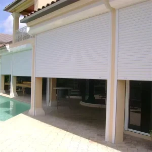 Villa Sectional Electric Aluminum Alloy Garage Door, Corrosion-Resistant and Easy to Clean