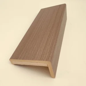 WPC Door Casing 2440mm CPL Laminated Moisture Resistant Trim for Interior Projects