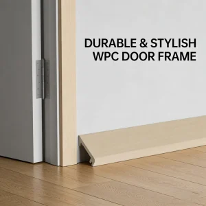 WPC Door Casing Frame Waterproof Mildew Resistant Stable Structure for Apartment