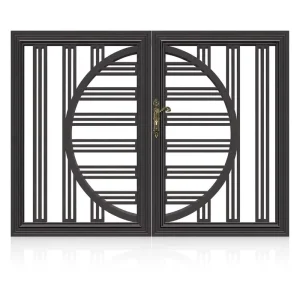 Water-Resistant Powder-Coated Aluminum Alloy Garden Fence and Main Gate