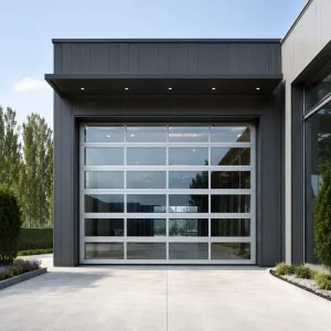Waterproof Aluminum Automatic Electric Sectional Garage Door with Remote Control for Outdoor, Basement, Villa, and Warehouse Use