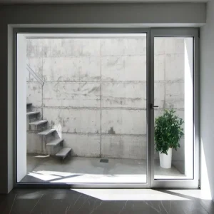 Waterproof Aluminum Swing Glass Door for Apartments