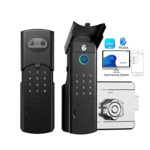 Waterproof Double-Sided Fingerprint Exterior Smart Door Lock with Digital Electronic Access Control for Main Gates