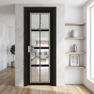Waterproof Frosted Glass Flat Interior Door