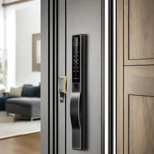 Waterproof Fully Automatic Electronic Facial and Fingerprint Smart Door Lock with Digital Combination Lock