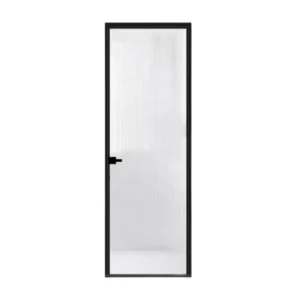 Waterproof Interior Aluminum Alloy Glass Bathroom Door Tempered Shower Glass Door for Wet Areas