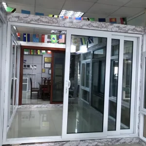 Waterproof Low-E Glass UPVC Sliding Door for Balcony