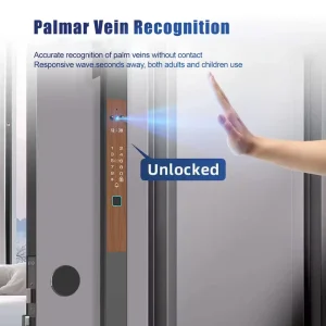 Waterproof Outdoor Gate Smart Lock with WiFi, Aluminum Alloy, and Digital Keypad
