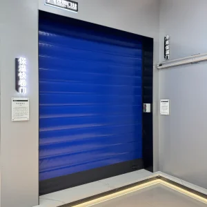 Waterproof PVC Automatic Electric Thermal-Insulated High-Speed Roller Shutter Door with 1-Year Warranty for Cold Storage