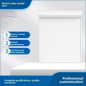 Waterproof Rust Proof Aluminum Alloy Rolling Shutter Door for Villa, Garage, Warehouse and Factory
