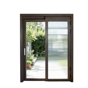 Waterproof Sliding Glass Swing Door with Interior Security PT Door