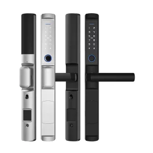 Waterproof Smart Aluminum Door Lock WiFi Fingerprint Password Wood Steel Door Digital Lock