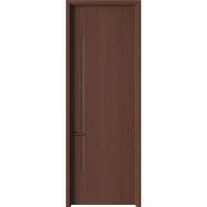 Waterproof Solid-Core Flush Commercial-Grade Melamine HDF Interior Wooden Door for Schools and Offices