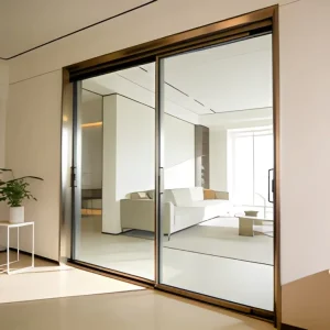 Waterproof Soundproof Sliding Door Interior Balcony Glass Sliding Door