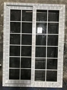 Waterproof Windproof PVC UPVC Sliding Door with Fiberglass Screen for Courtyard Entry and Patio Use