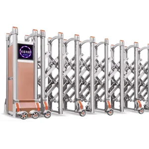 Weatherproof Aluminum Electric Folding Retractable Composite Driveway Entrance Gate