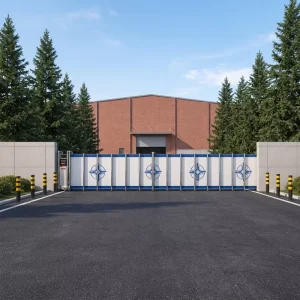 Weatherproof Heavy Duty Aluminum Telescopic Sliding Electric Fencing Gate