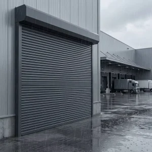 Weatherproof Thermal Insulated Rolling Door for Industrial Buildings