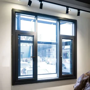 White Aluminium Frame Sliding Glass Window