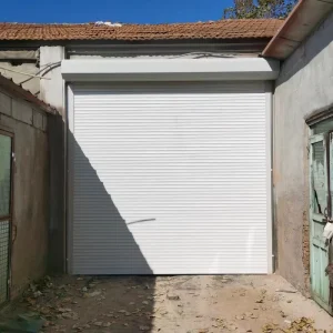 White Aluminum Alloy Windproof Dustproof Security Roll-Up Garage Door for Industrial Warehouse