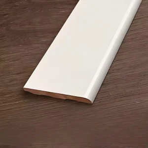 White Gesso Waterproof Rot Resistant Wood Door Frame Window Casing Moulding for Hotel and Hospital