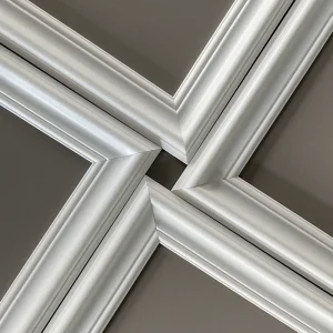 White PS Modern Eco-Friendly Door Casing 60*20 Decorative Moulding for Living Rooms