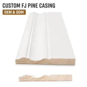 White Primed Finger-Jointed Pine Casing Moulding Door and Window Trim
