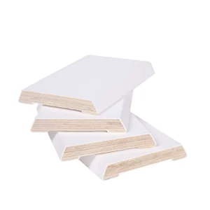 White Primed LVL Door Casing Architrave Moulding Ready to Paint Custom Profiles for European Door Projects