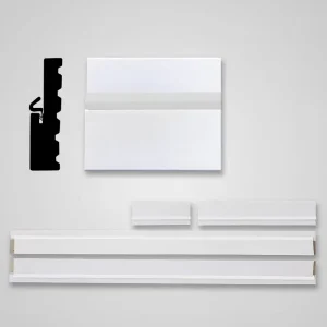 White Primed MDF Wood Fire-Resistant Waterproof Interior Door Casing and Jamb Moulding