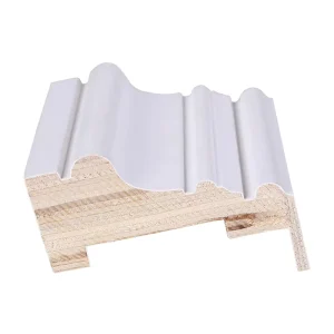 White Primed Modern Decorative Line Door Jamb Frame Moulding Paulownia Wood Waterproof Indoor Use