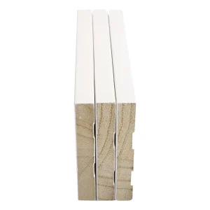 White Primed Pine Flat Door Jamb Frame Moulding Water Resistant Ready to Paint Factory Direct