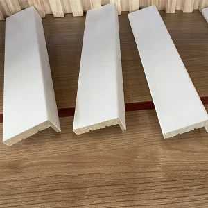 White Primed Solid Jointed Pine Wood Door Casing and Frame Interior Door Surround