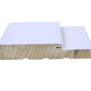White Primed Wood Door Jamb Moulding Ready to Paint for Apartment Interior Doors