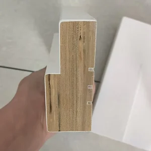 White Primer LVL Door Jamb Frame Primed White Door Casing Modern Design for Hotel Interior Wooden Plywood Construction