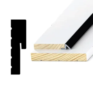 White Solid Wood Water Resistant Modern External Door Frame Moulding Door Casing Door Jamb Moulding