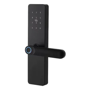 WiFi Cloud Storage Grade Security Fingerprint Smart Lock App Control Steel Handle for Stainless Steel Aluminum Glass Doors
