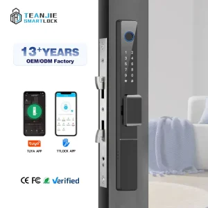 WiFi Fingerprint Keypad Smart Door Lock for Glass, Wood and Steel Doors